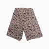 Sketched Leopard Print Lightweight Scarf in Khaki