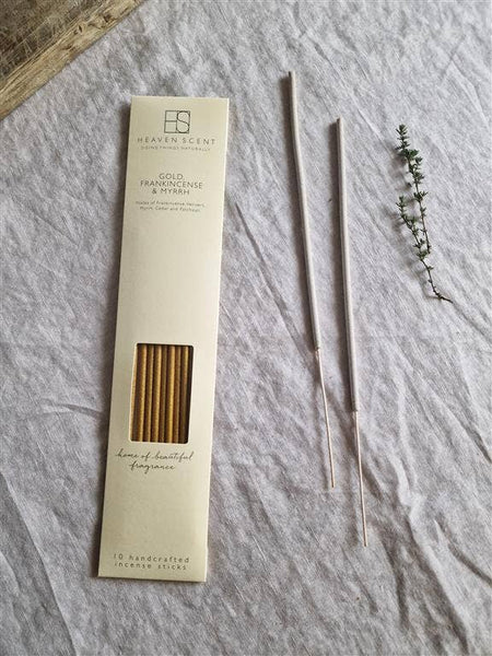 10 Gold, Frankincense & Myrrh Incense Sticks - Hauslife