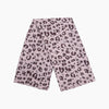 Sketched Leopard Print Lightweight Scarf in Dusty Pink