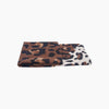 Leopard Print Lightweight Scarf in Brown