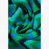 Bobbie Blue/Green Zig-Zag Heavyweight Scarf
