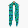 Bobbie Blue/Green Zig-Zag Heavyweight Scarf