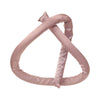 4pc Satin Heatless Curls Set with Clip - Dusty Rose - Hauslife