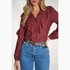 Susie Berry Ruffle Blouse