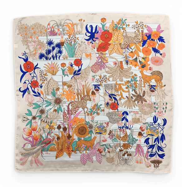 70*70cm Jungle Square Silk Touch Scarf - Hauslife