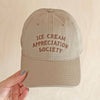 Ice Cream Appreciation Society - Cotton Baseball Cap - Butterscotch