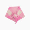 Check Triangle Heavyweight Scarf in Pink/Cream