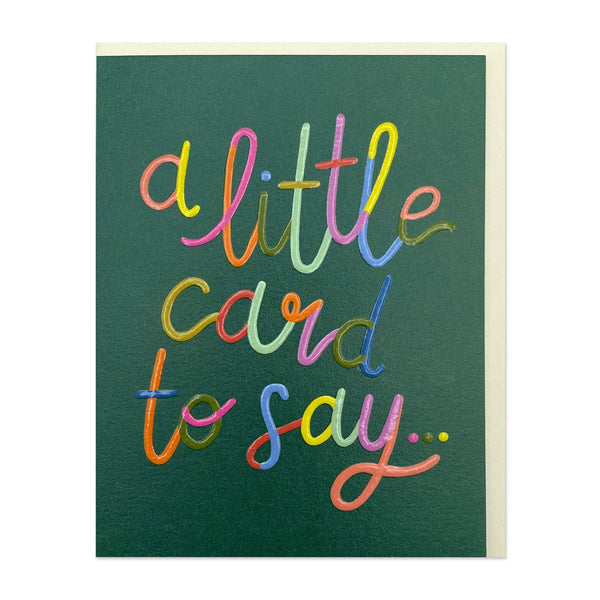 A Little Card to Say - Hauslife