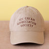 Ice Cream Appreciation Society - Cotton Baseball Cap - Butterscotch