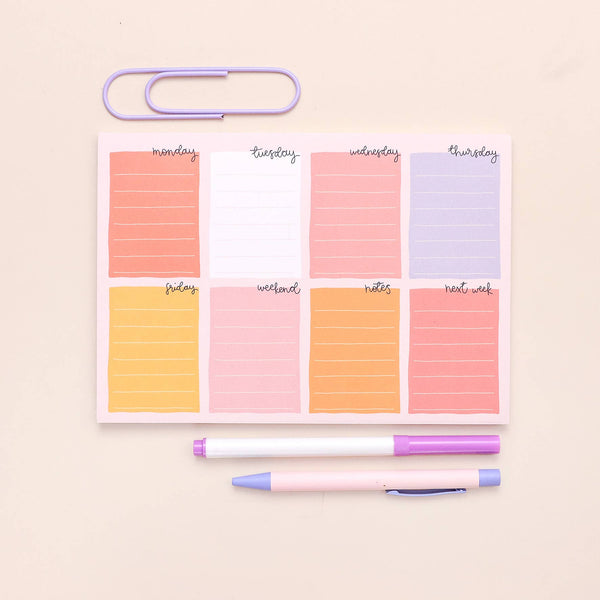 A5 Weekly Planner Notepad - Hauslife