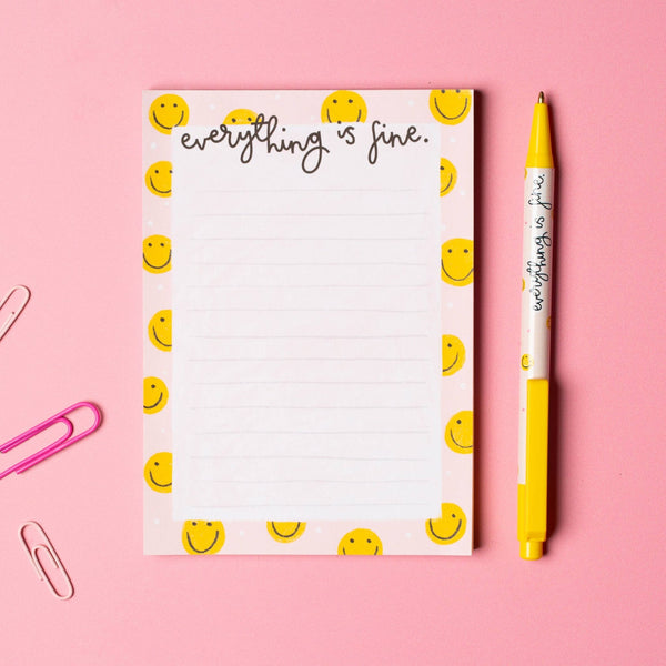 A6 notepad - everything is fine - Hauslife