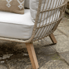 Ada Rattan Cocoon Garden Chair – Outdoor Lounge Armchair with Cushions - Hauslife