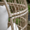 Ada Rattan Cocoon Garden Chair – Outdoor Lounge Armchair with Cushions - Hauslife
