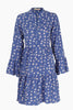 Alison Tiered Mini Dress - Blue, Spotted Daisy - Hauslife