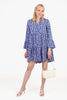 Alison Tiered Mini Dress - Blue, Spotted Daisy - Hauslife
