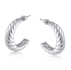 Amelia Ripple Effect Hoop Earrings - Hauslife