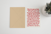 New Parents Advice A6/5x7 Card - Version 1: Cello Bag (Biodegradeable) / A6