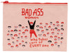 Bad Ass Woman Zipper Pouch - Hauslife