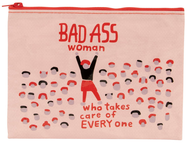 Bad Ass Woman Zipper Pouch - Hauslife