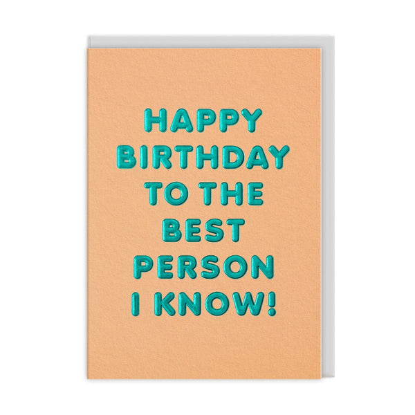 Best Person I Know Card - Hauslife