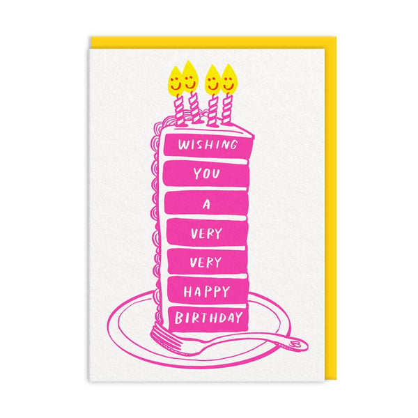 Birthday Cake Slice Greeting Card - Hauslife