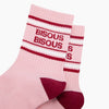 Bisous Bisous Organic Cotton Sports Socks in Pink - Hauslife
