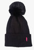 Black Fuchsia Lightning Bolt Embroidered Hat - Hauslife