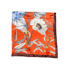 Botanic Floral Pattern Silk Touch Square Scarf - Hauslife