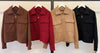 Boucle Jacket in Coffee with Zip - Hauslife