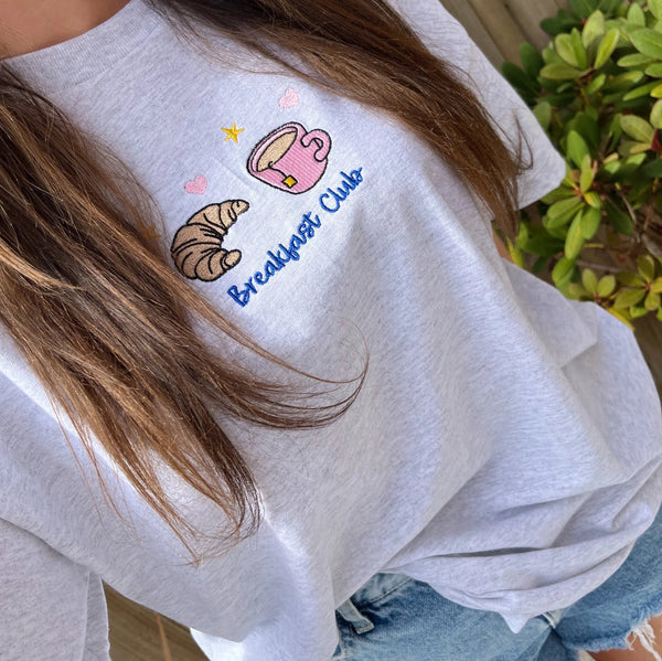 Breakfast Club Embroidered T-Shirt - Hauslife