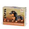 Build your own dog model brick kit - Sausage dog - Hauslife