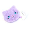 Cat face coin purse with zip Size : 9x8cm - Hauslife