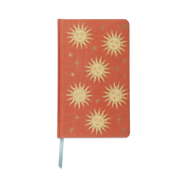 Celestial Bookcloth Journal - Terracotta Sun - Hauslife