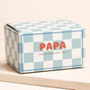 Ceramic Contrast Checkerboard Papa Mug - Hauslife
