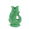 Ceramic Fish Vase - Green - Hauslife
