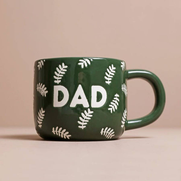 Ceramic Green Leafy Dad Mug - Hauslife