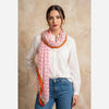 Chevron Print Lightweight Cotton Scarf in Pink - Hauslife