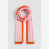 Chevron Print Lightweight Cotton Scarf in Pink - Hauslife