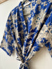 Cotton Kimono - Cobalt blue Toile de Jouy - Hauslife