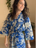 Cotton Kimono - Cobalt Toile de Jouy - Hauslife