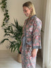 Cotton Kimono - Grey Carnations - Hauslife