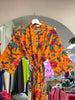 Cotton Kimono - Orange Botanical - Hauslife