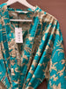 Cotton Kimono - Turquoise Toile de Jouy - Hauslife