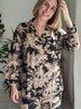 Cotton Pyjama Set - Black Toile De Jouy - Hauslife
