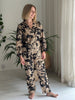 Cotton Pyjama Set - Black Toile De Jouy - Hauslife