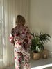 Cotton Pyjama Set - Cream Botanical - Hauslife