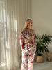Cotton Pyjama Set - Cream Botanical - Hauslife