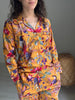 Cotton Pyjama Set - Saffron Botanical - Hauslife