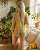 Cotton Pyjama Shorts Set - Amalfi Lemons - Hauslife