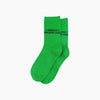 Currently Unsupervised Combed Cotton Glitter Socks in Lime - Hauslife